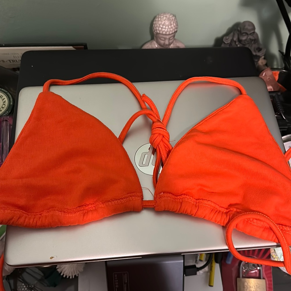 Orange Halter Top